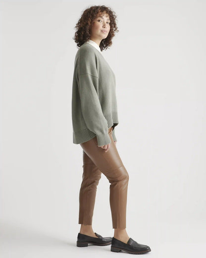 100% Organic Cotton Boyfriend Crew Sweater