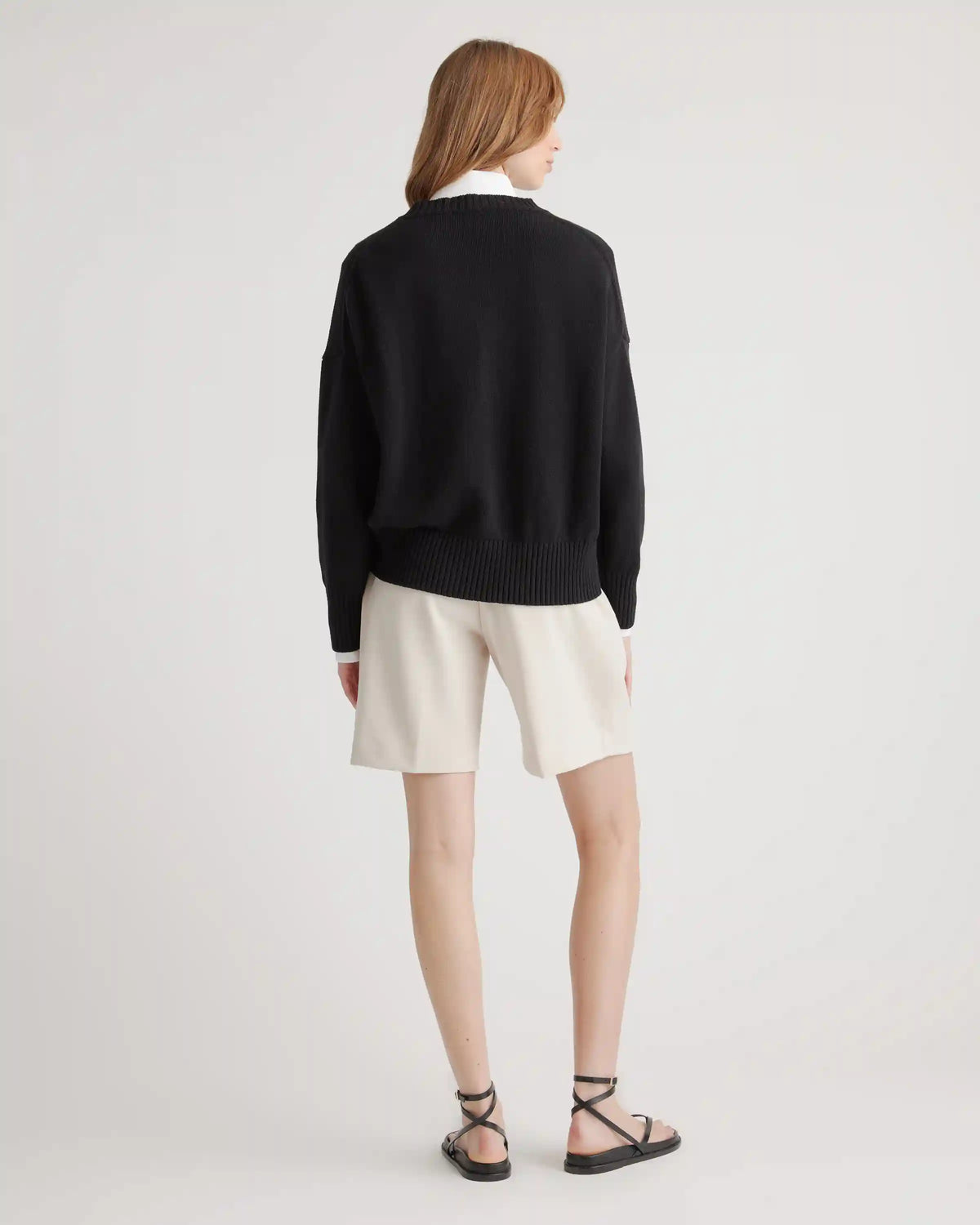 100% Organic Cotton Boyfriend Crew Sweater