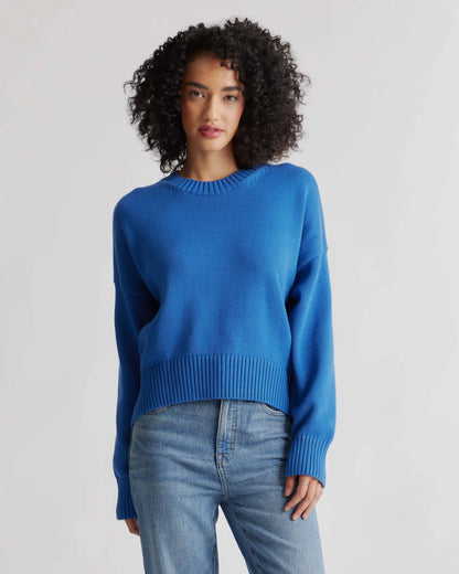 100% Organic Cotton Boyfriend Crew Sweater