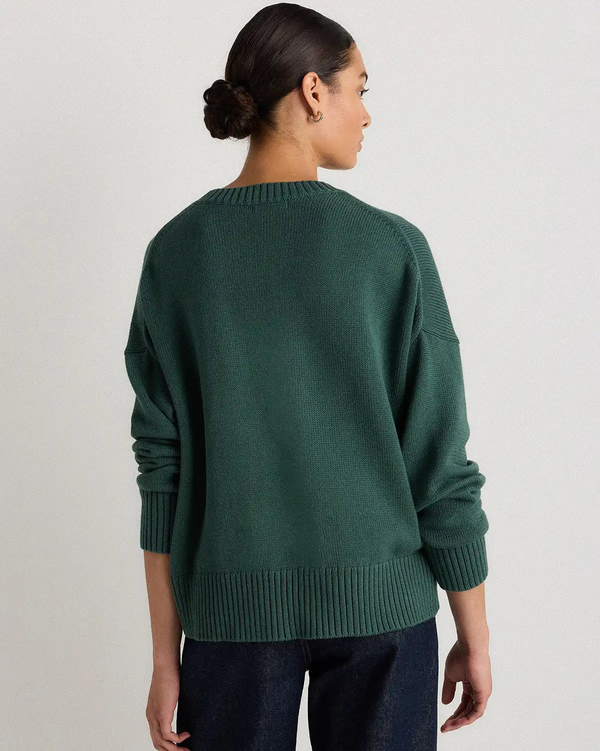 100% Organic Cotton Boyfriend Crew Sweater
