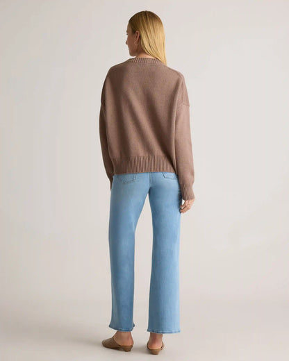 100% Organic Cotton Boyfriend Crew Sweater