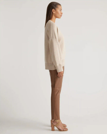 100% Organic Cotton Boyfriend Crew Sweater