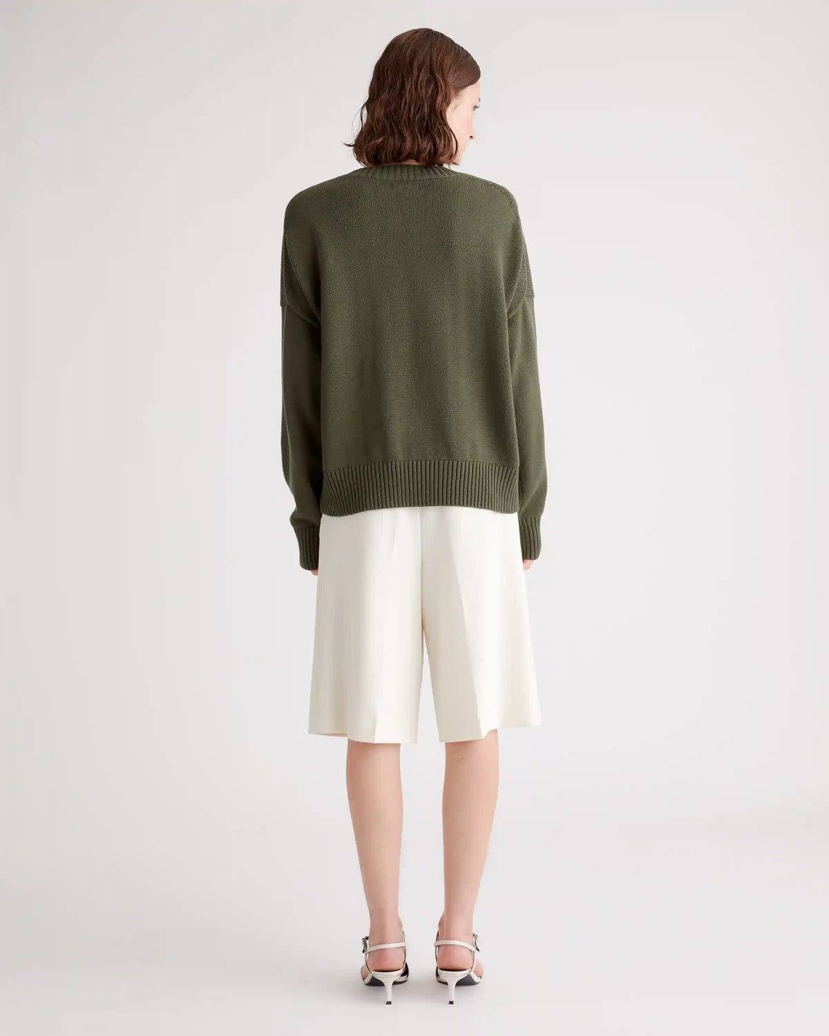 100% Organic Cotton Boyfriend Crew Sweater