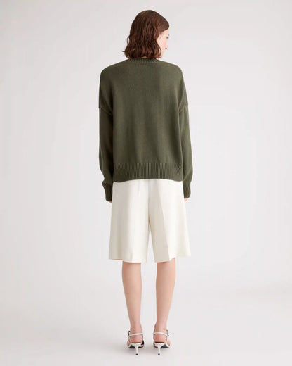 100% Organic Cotton Boyfriend Crew Sweater