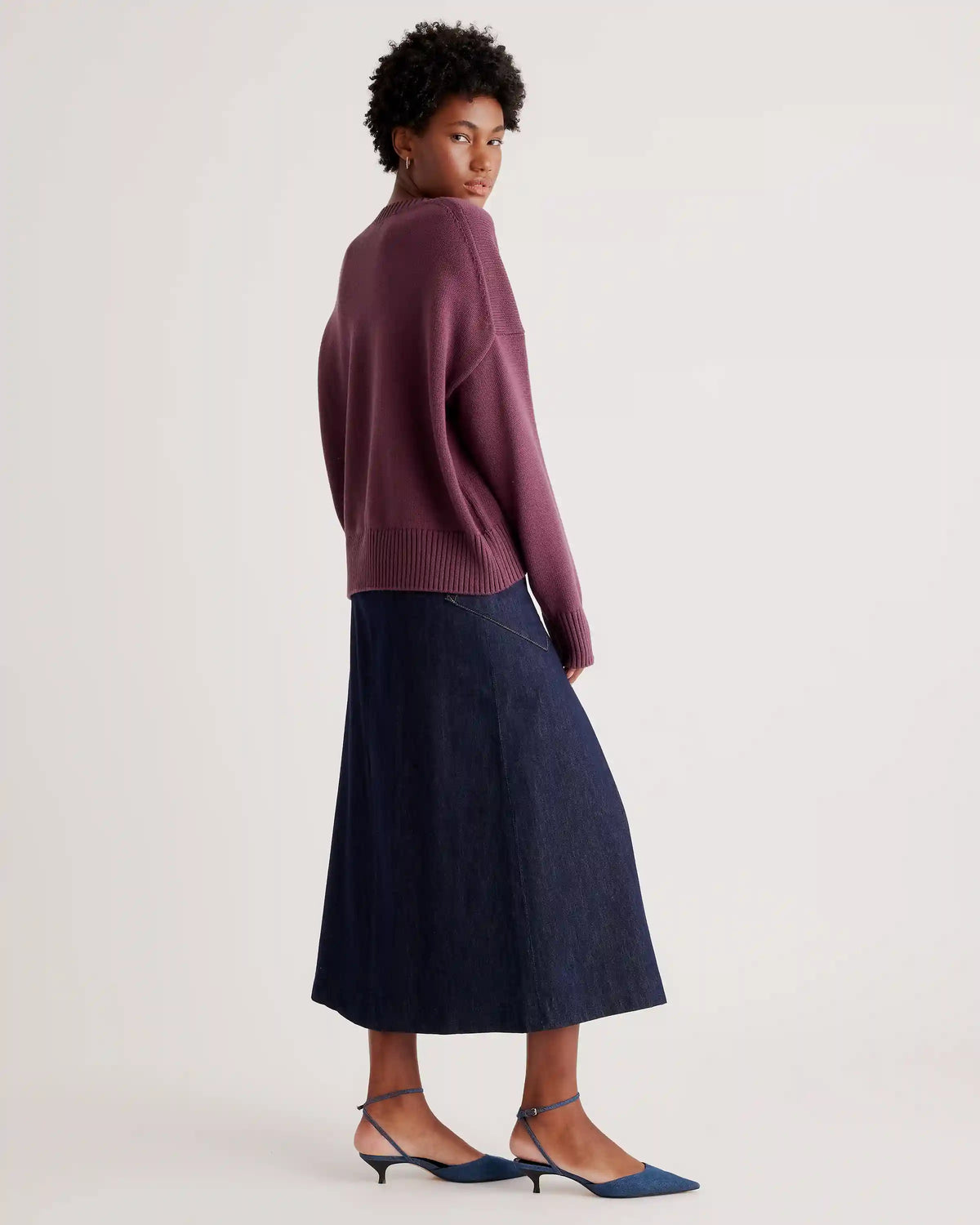 100% Organic Cotton Boyfriend Crew Sweater