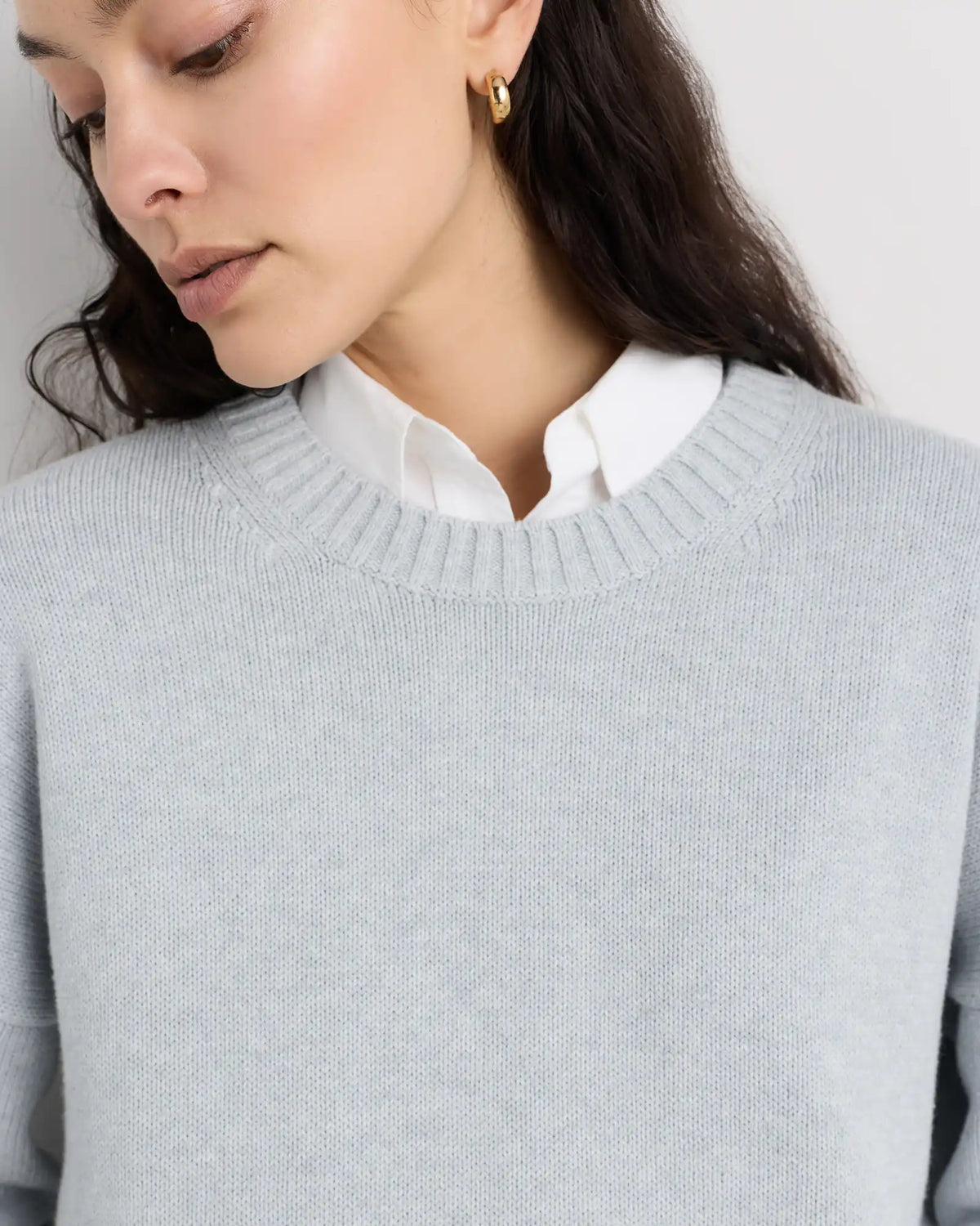 100% Organic Cotton Boyfriend Crew Sweater