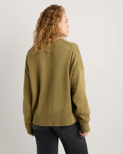 100% Organic Cotton Boyfriend Crew Sweater