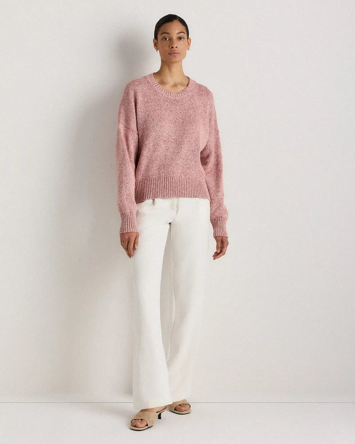 100% Organic Cotton Boyfriend Crew Sweater