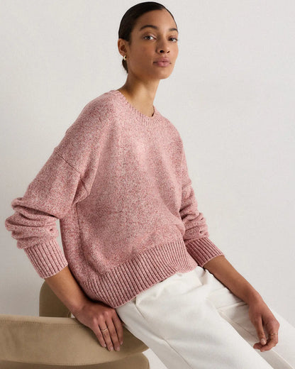 100% Organic Cotton Boyfriend Crew Sweater