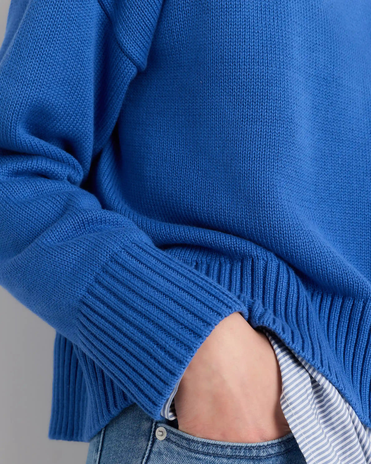 100% Organic Cotton Boyfriend Crew Sweater