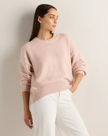 100% Organic Cotton Boyfriend Crew Sweater