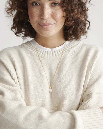 100% Organic Cotton Boyfriend Crew Sweater