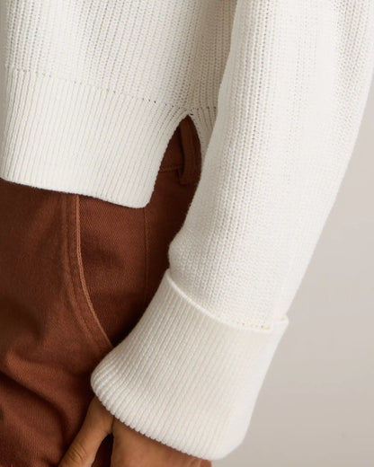 100% Organic Cotton Fisherman Collared Cardigan