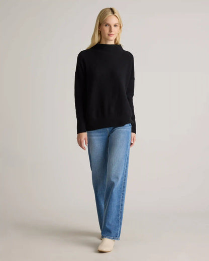 Mongolian Cashmere Funnel Neck Sweater