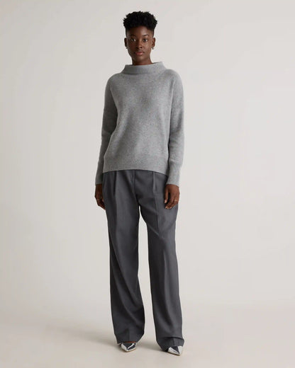 Mongolian Cashmere Funnel Neck Sweater