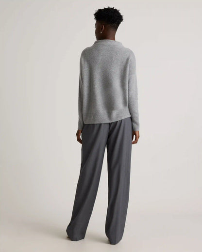 Mongolian Cashmere Funnel Neck Sweater