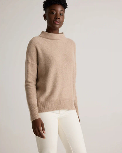 Mongolian Cashmere Funnel Neck Sweater