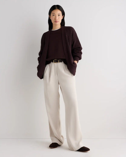 100% Organic Cotton Oversized Cardigan