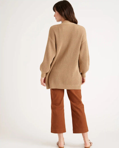 100% Organic Cotton Oversized Cardigan