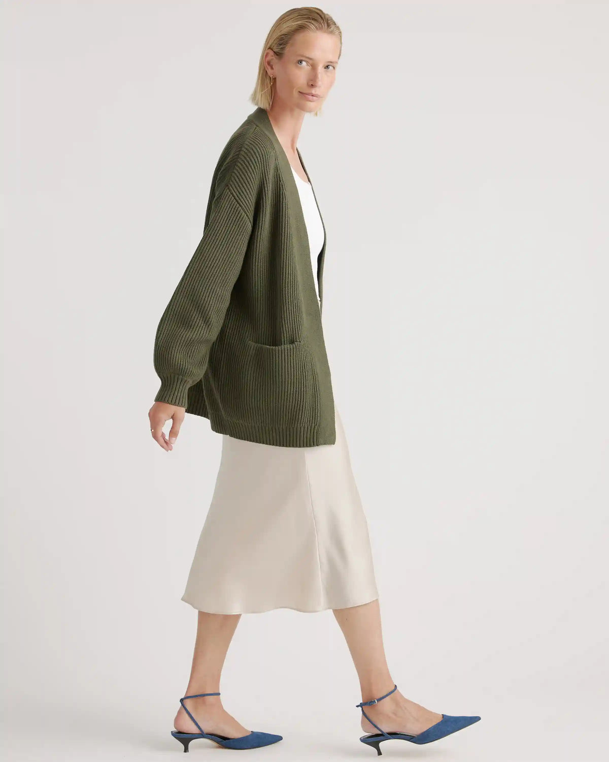 100% Organic Cotton Oversized Cardigan