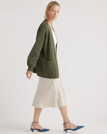 100% Organic Cotton Oversized Cardigan