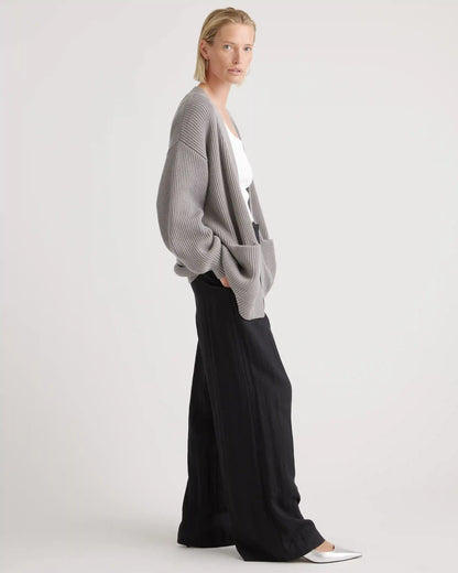 100% Organic Cotton Oversized Cardigan