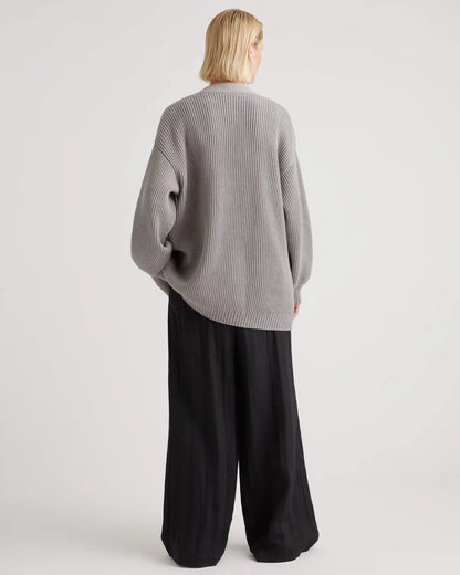 100% Organic Cotton Oversized Cardigan