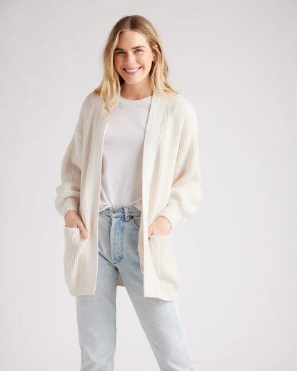 100% Organic Cotton Oversized Cardigan