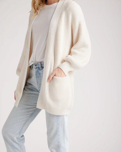 100% Organic Cotton Oversized Cardigan
