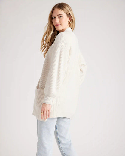 100% Organic Cotton Oversized Cardigan