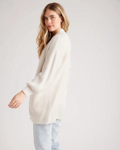 100% Organic Cotton Oversized Cardigan