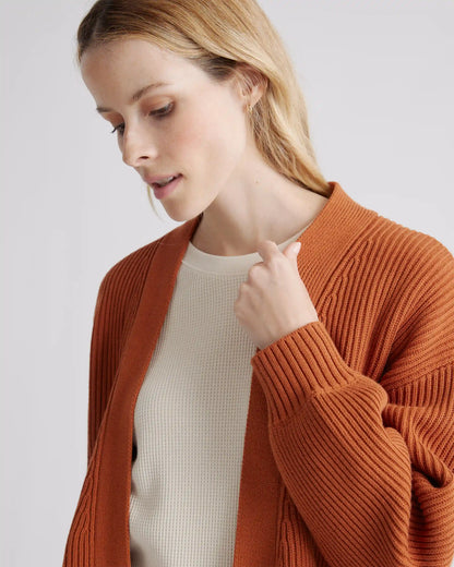 100% Organic Cotton Oversized Cardigan