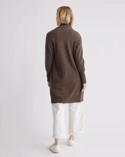 Mongolian Cashmere Duster Cardigan Sweater