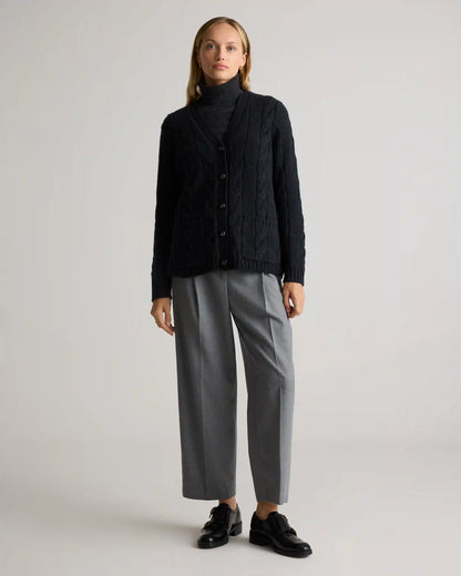 Luxe Baby Cashmere Cable Cardigan