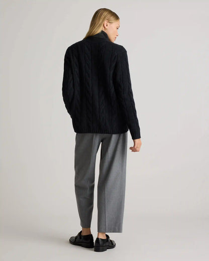 Luxe Baby Cashmere Cable Cardigan
