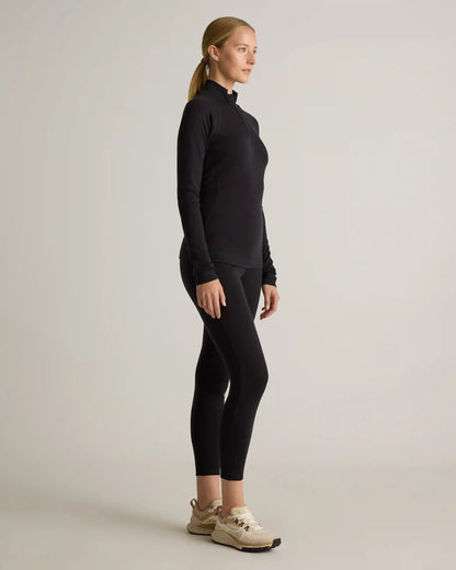100% Merino Wool Cold Weather Base Layer 1/4 Zip