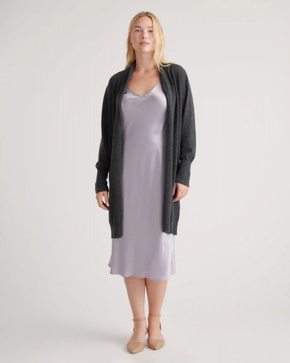 Mongolian Cashmere Duster Cardigan Sweater