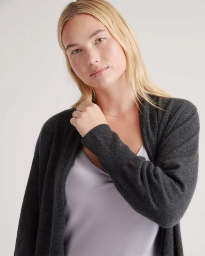 Mongolian Cashmere Duster Cardigan Sweater