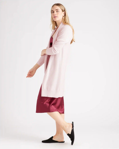 Mongolian Cashmere Duster Cardigan Sweater