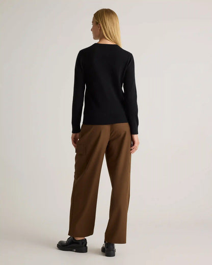 Mongolian Spring Cashmere Crewneck Sweater