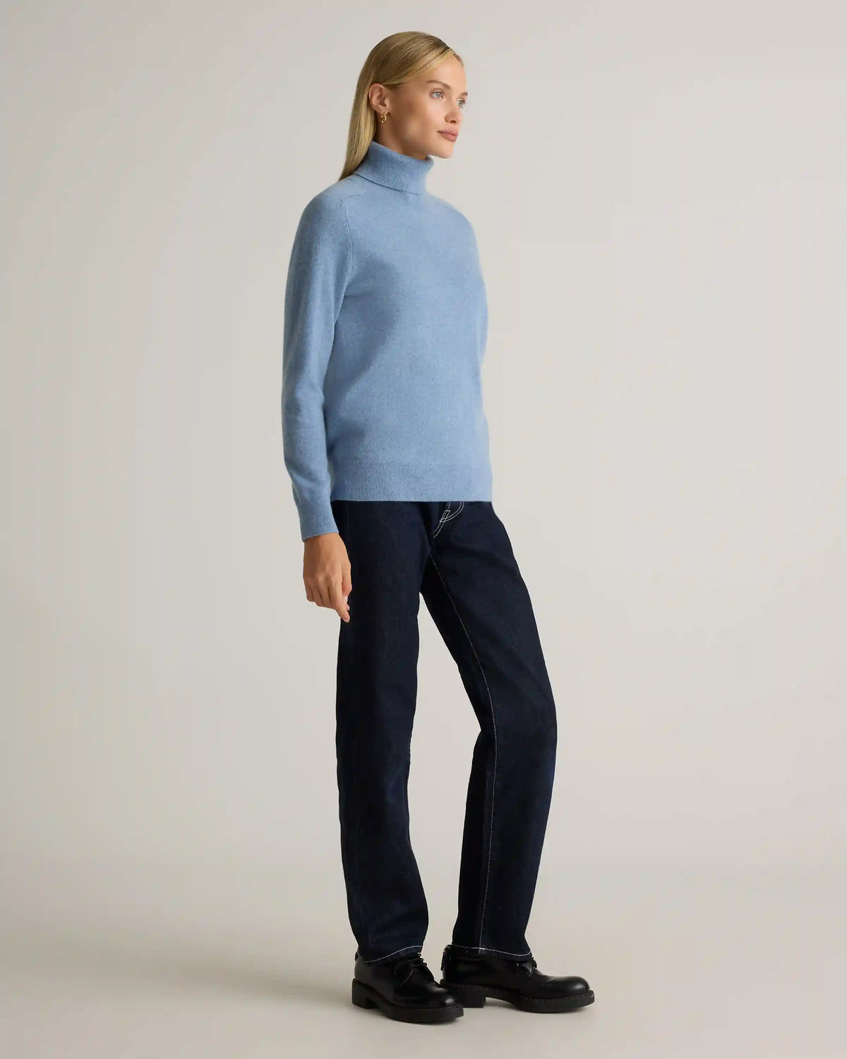 Mongolian Cashmere Turtleneck Sweater