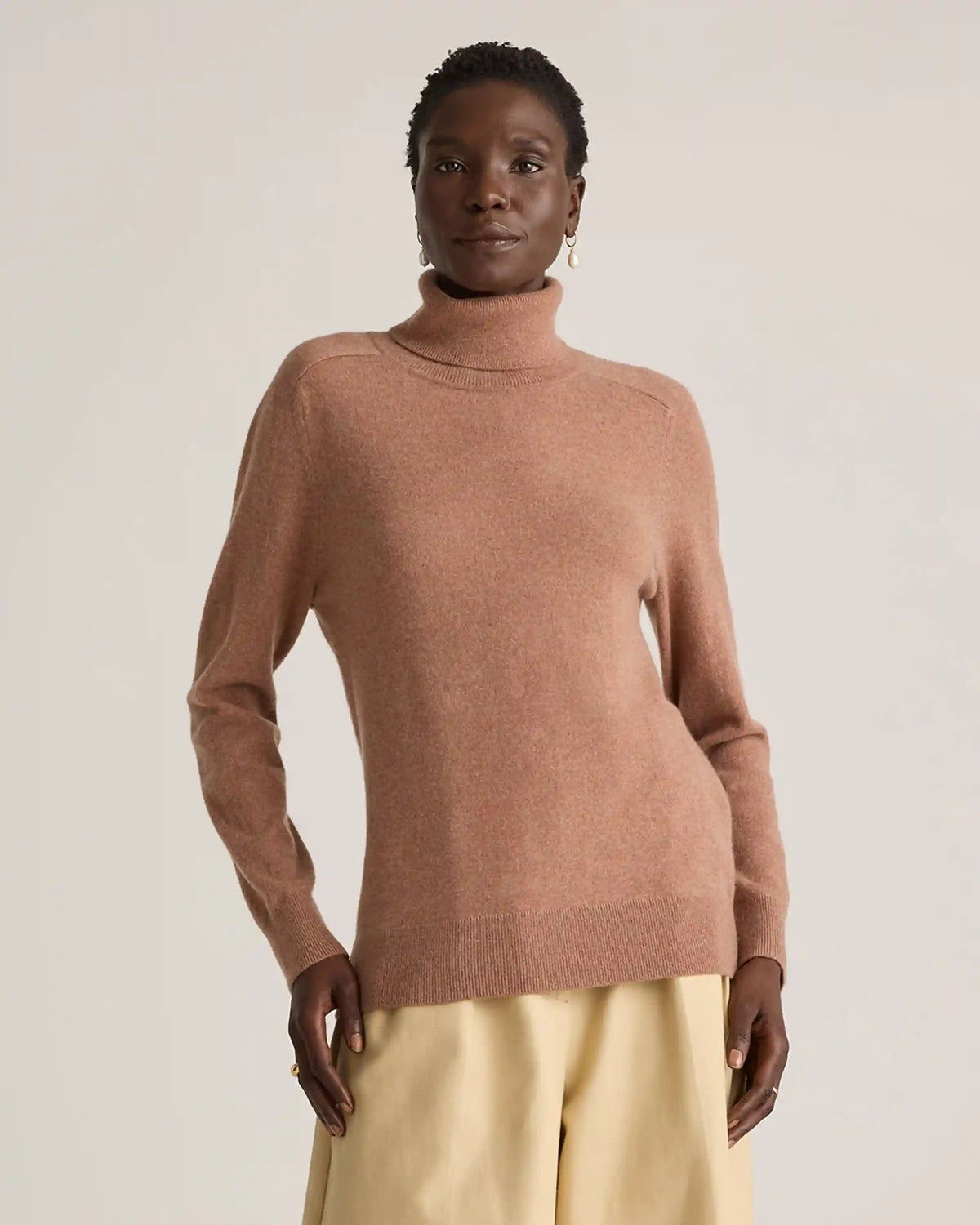 Mongolian Cashmere Turtleneck Sweater