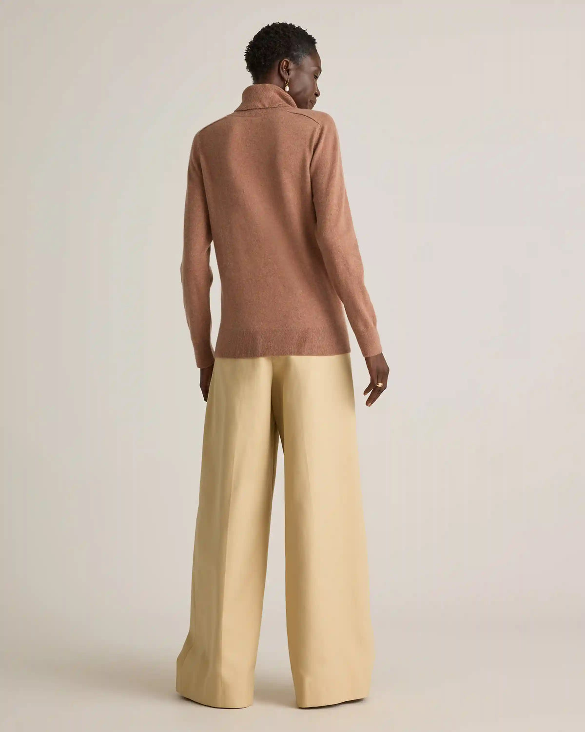 Mongolian Cashmere Turtleneck Sweater