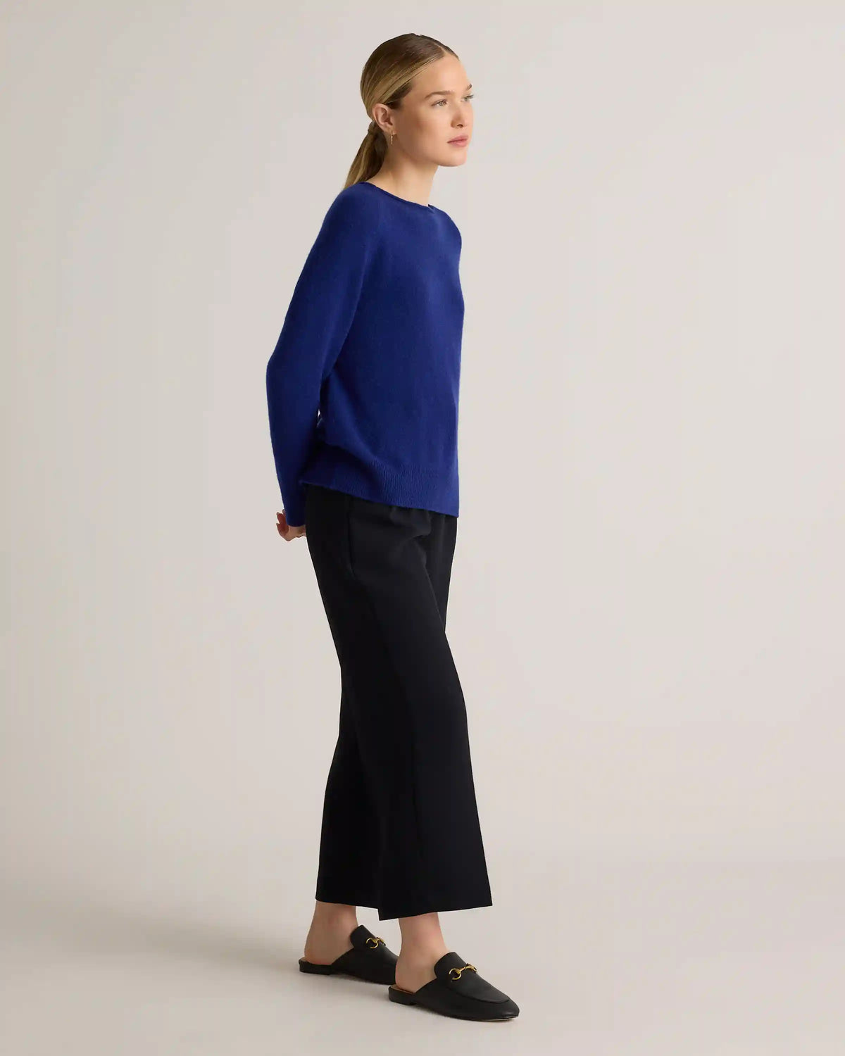 Mongolian Cashmere Boatneck Sweater