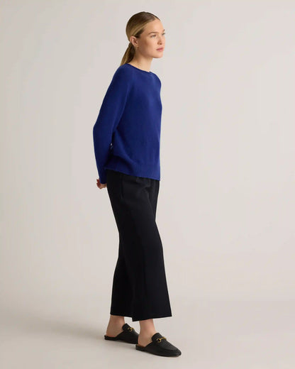 Mongolian Cashmere Boatneck Sweater