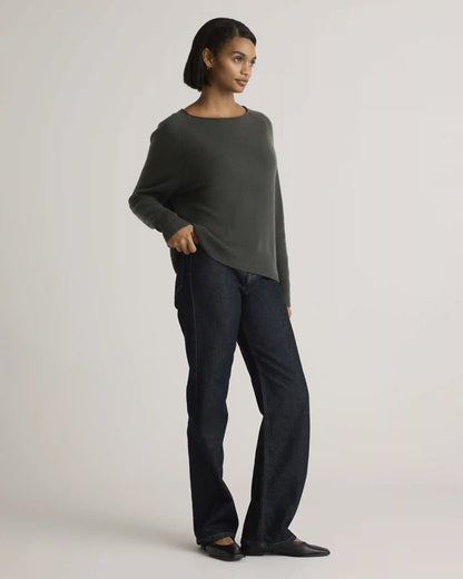 Mongolian Cashmere Boatneck Sweater
