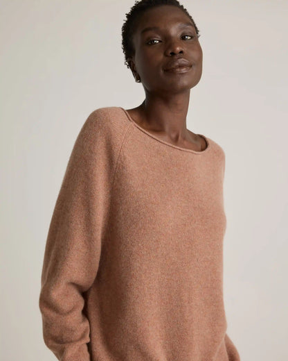 Mongolian Cashmere Boatneck Sweater