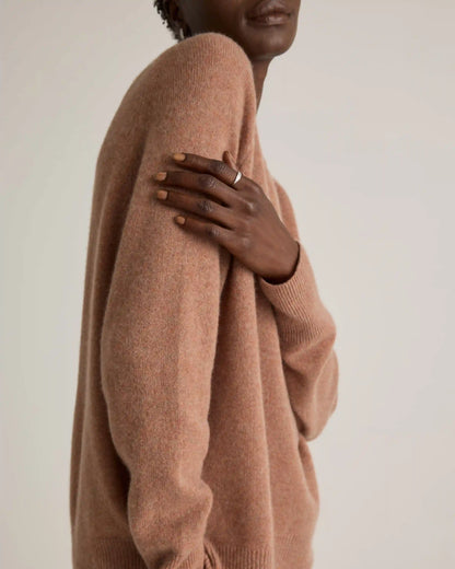 Mongolian Cashmere Boatneck Sweater