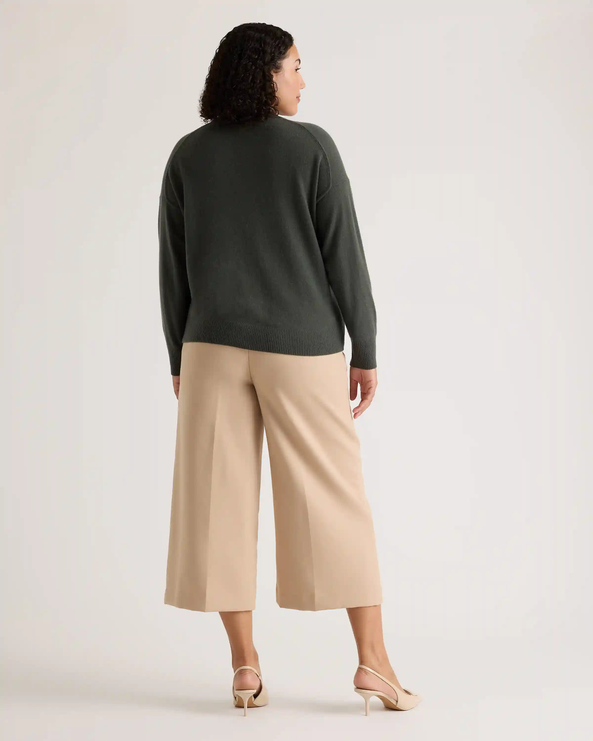 Mongolian Spring Cashmere Polo Sweater