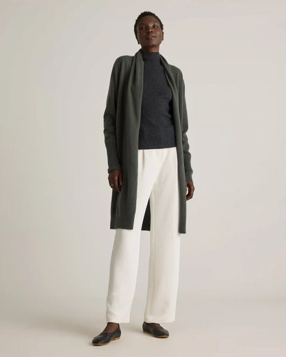 Mongolian Cashmere Duster Cardigan Sweater